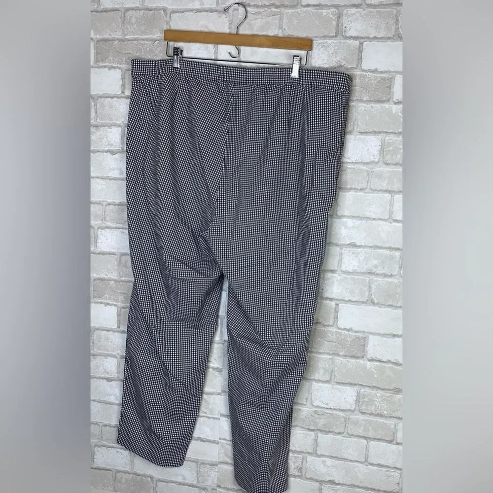 J. Jill Black & White Checkered Plaid Pants Size 24